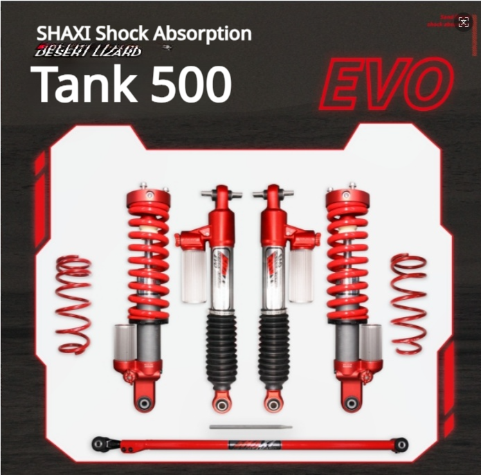 GWM TANK 500 SHAXI EVO 65 2.5 Diameter Nitrogen Suspension Kit