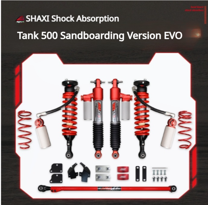 GWM TANK 500 SHAXI EVO 73 3.0 Diameter Nitrogen Suspension Kit