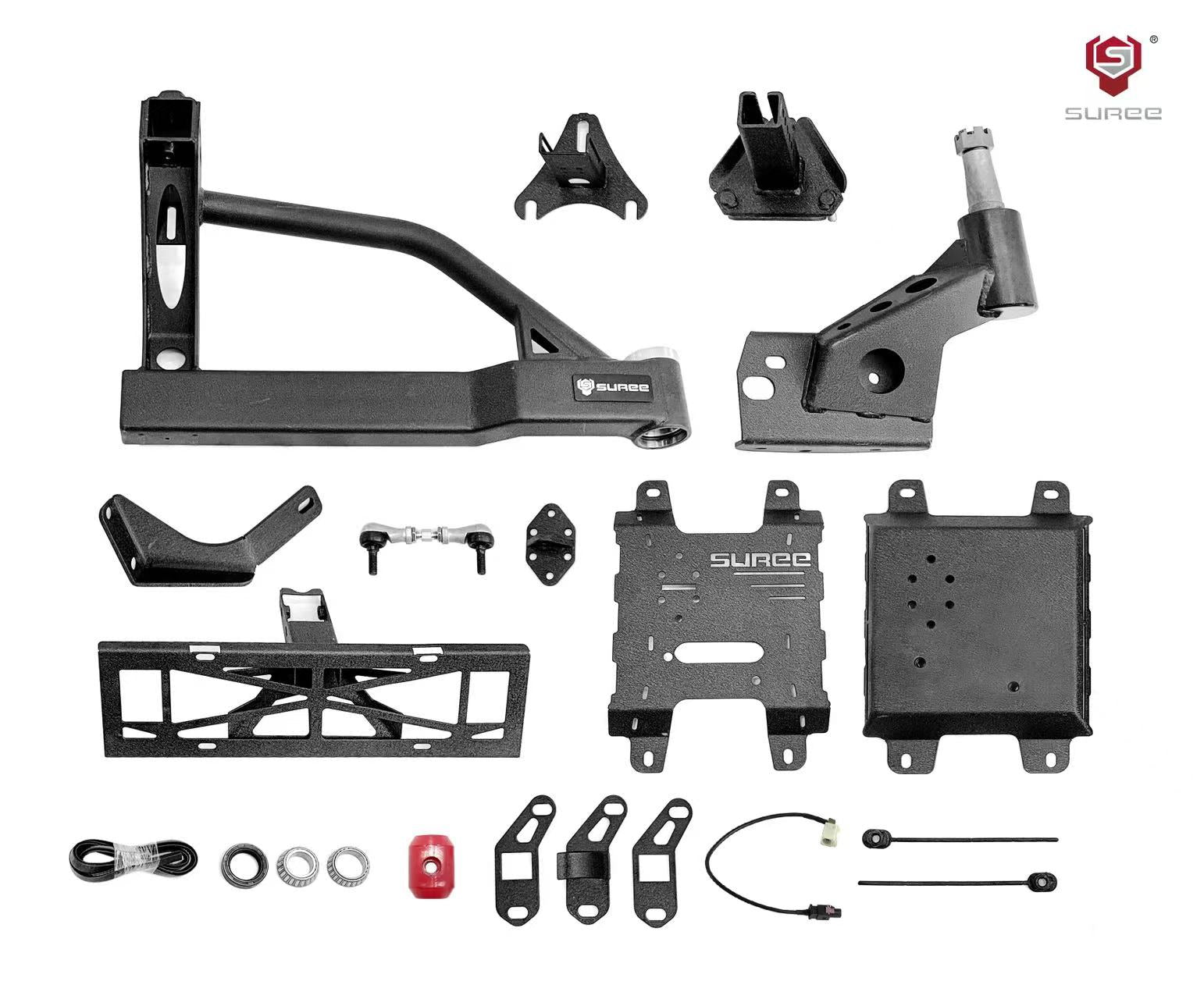 SUREE GWM Tank 300 Rubik's Cube Linked Spare Tire Rack Kit