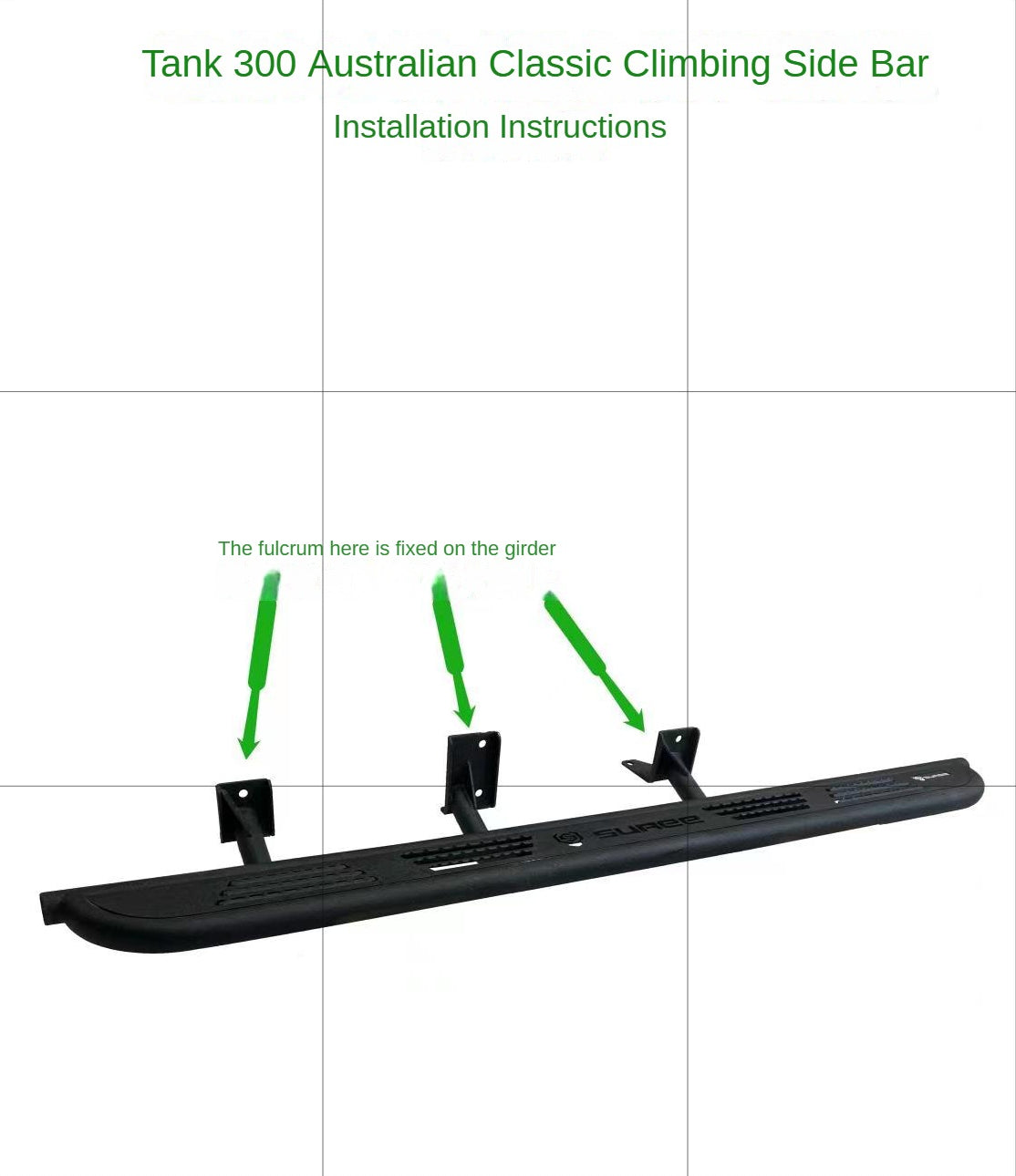 GWM Tank 300 SUREE Special Steel Australian Style Bullbar