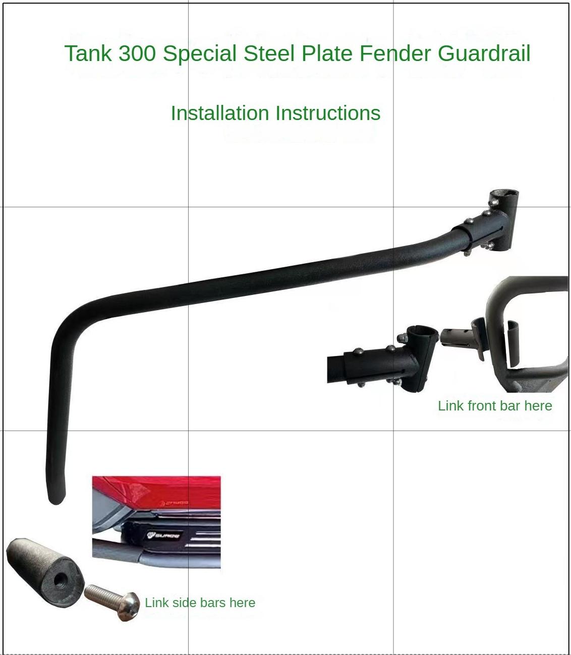 GWM Tank 300 SUREE Special Steel Australian Style Bullbar