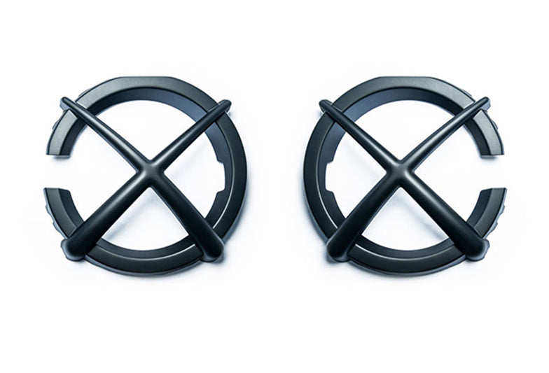 Matte Black Head Light Trim Cover Surrounds for GWM Cannon Ute 2020 - 2023
