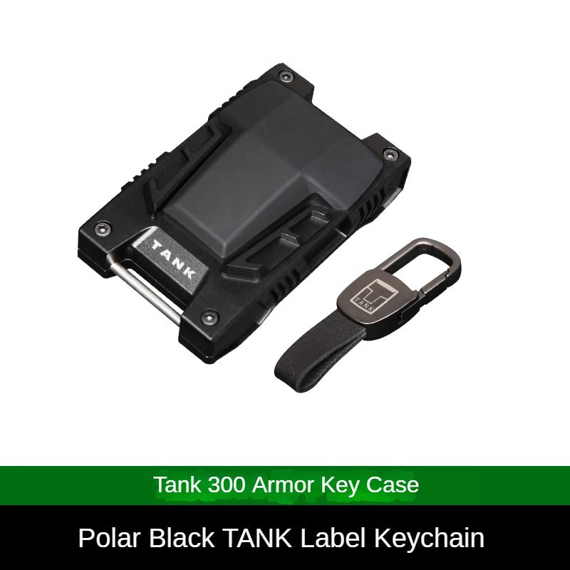 GWM Tank 300/500 Hi4t Car Keychain Armor Key Shell Key Case Modified Aluminum Alloy Keychain