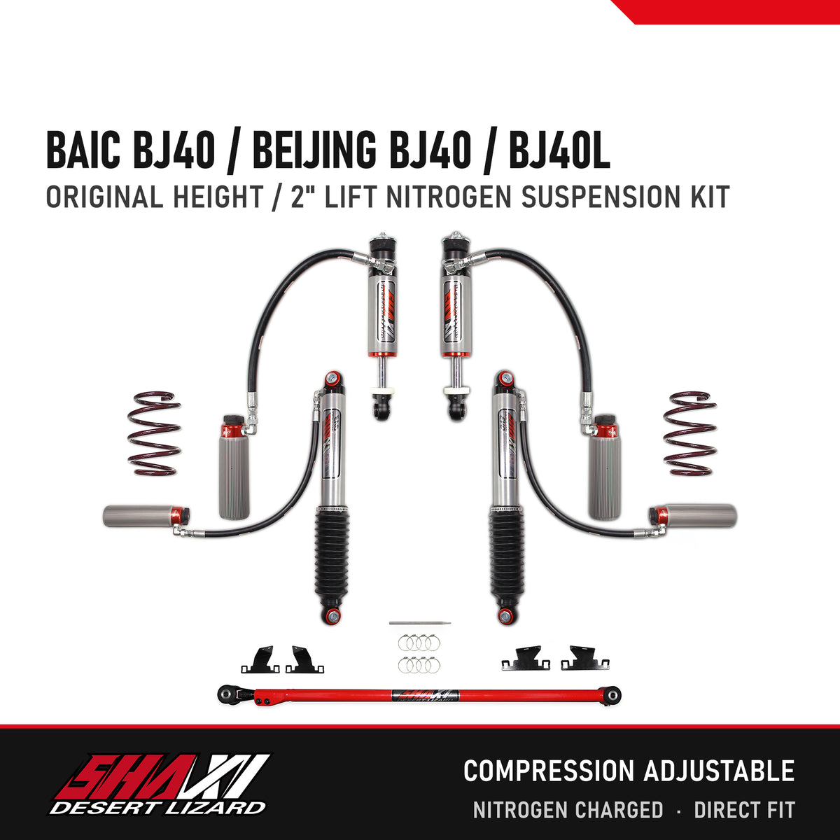 SHAXI nitrogen suspension kit for BAIC BJ40 / Beijing BJ40 / BJ40L – main image