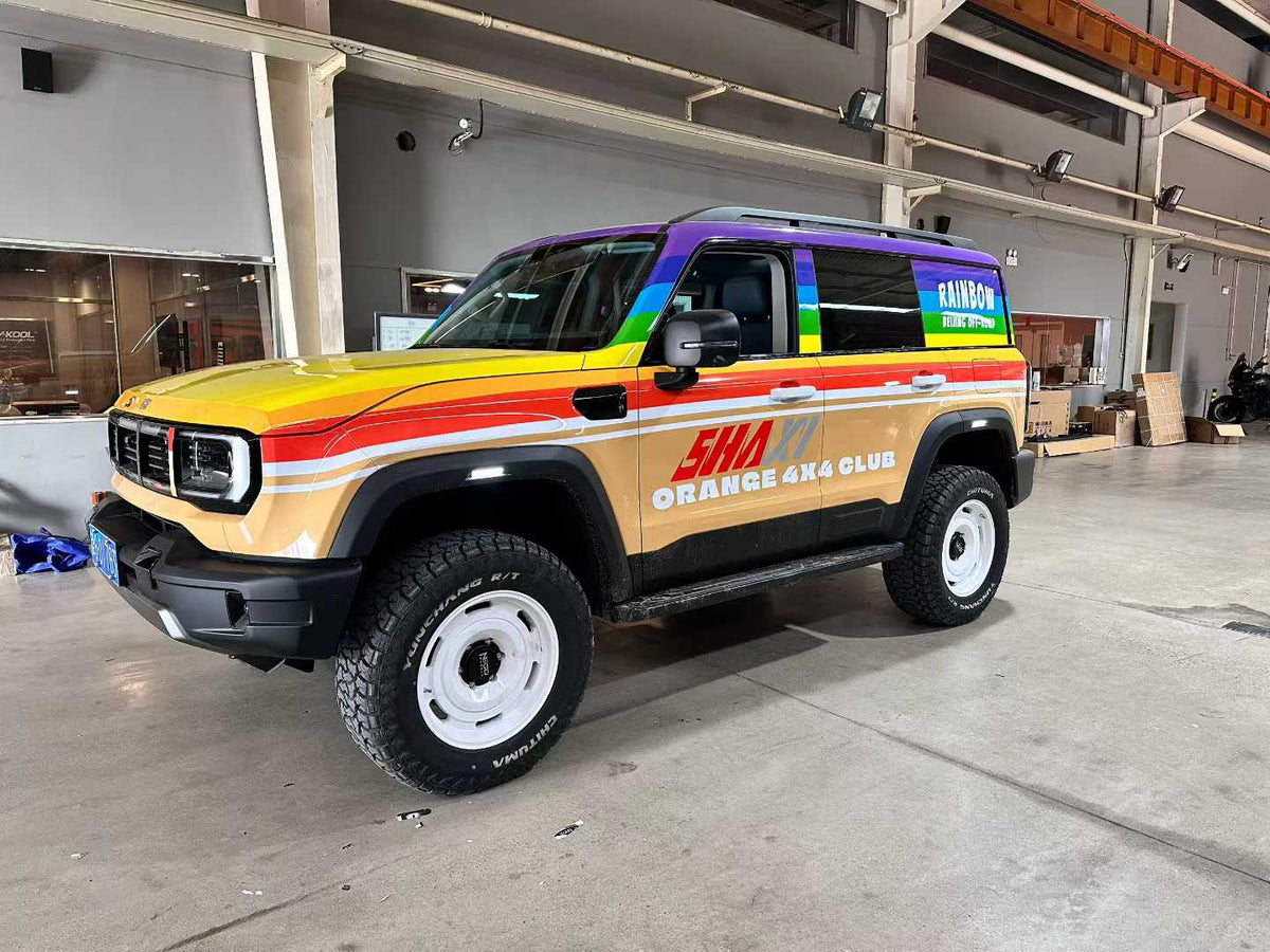 BAIC BJ40 Plus with SHAXI EVO65 suspension kit installed – photo 1