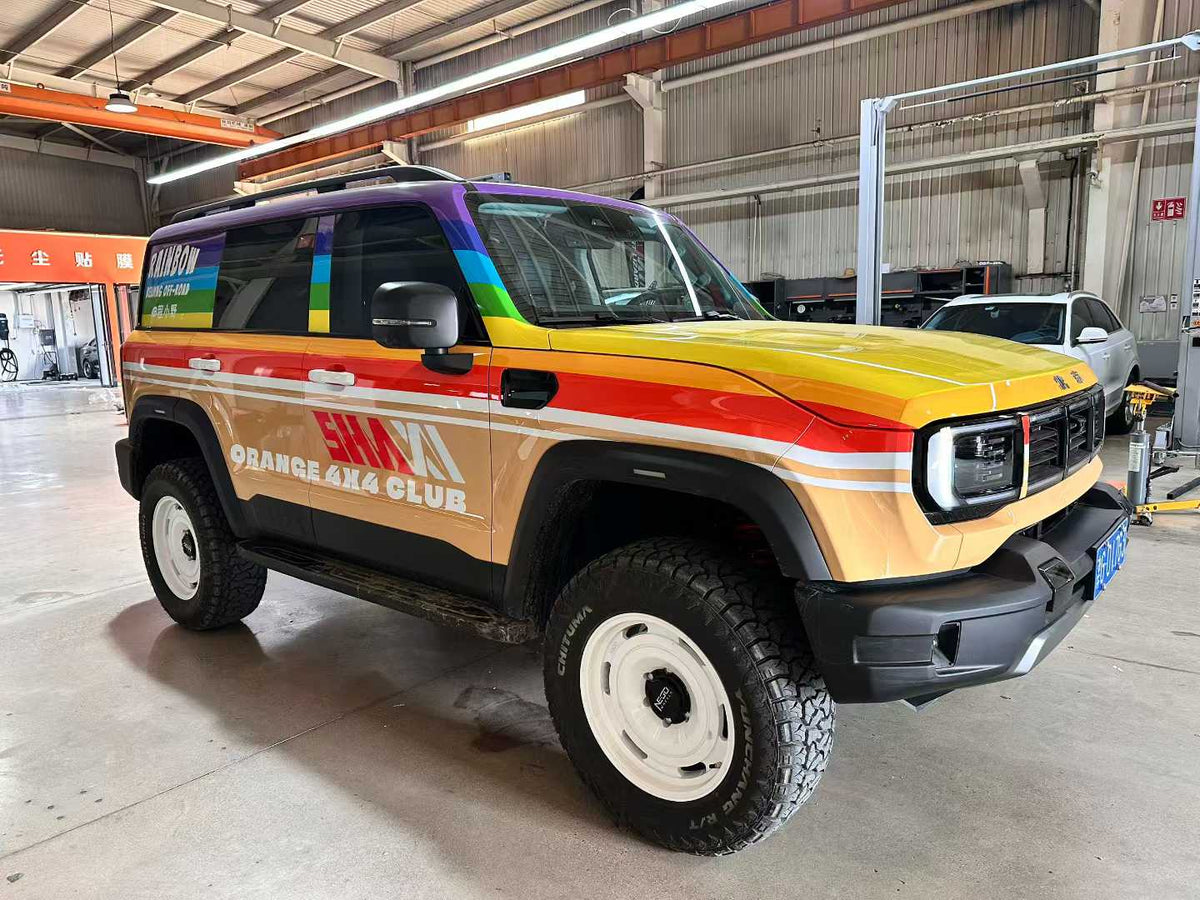 BAIC BJ40 Plus with SHAXI EVO65 suspension kit installed – photo 2