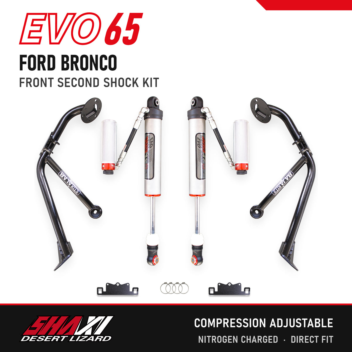 SHAXI EVO65 front second shocks for Ford Bronco – main image