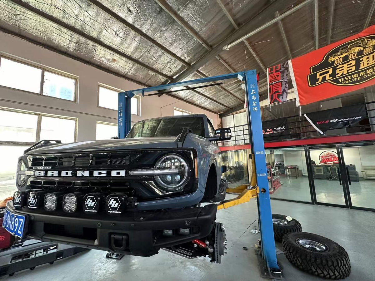 Ford Bronco with SHAXI EVO73A suspension kit installed – photo 8