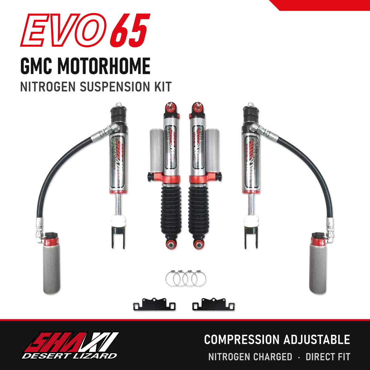 SHAXI EVO65 nitrogen suspension kit for GMC Motorhome – main image