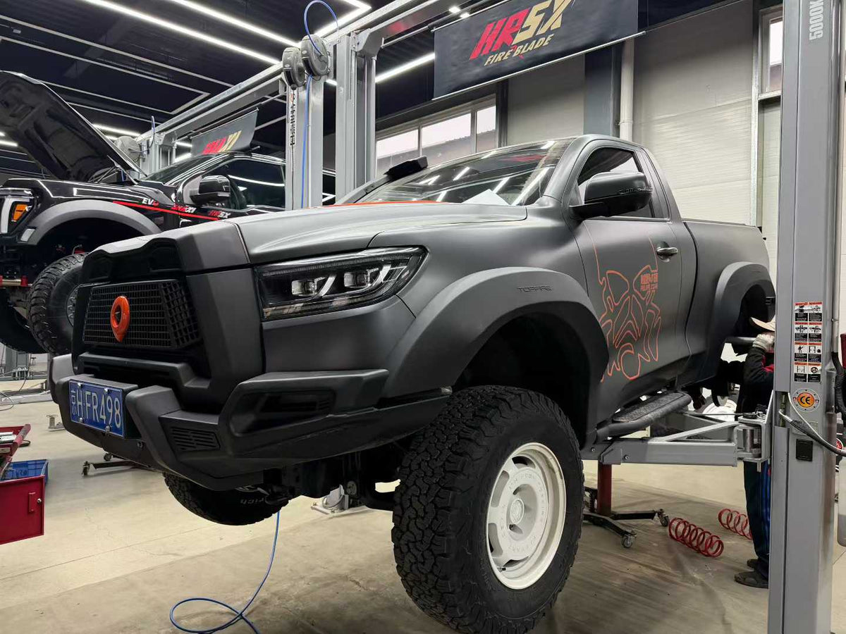 GWM Huo Pao with SHAXI EVO73A suspension kit installed – photo 2
