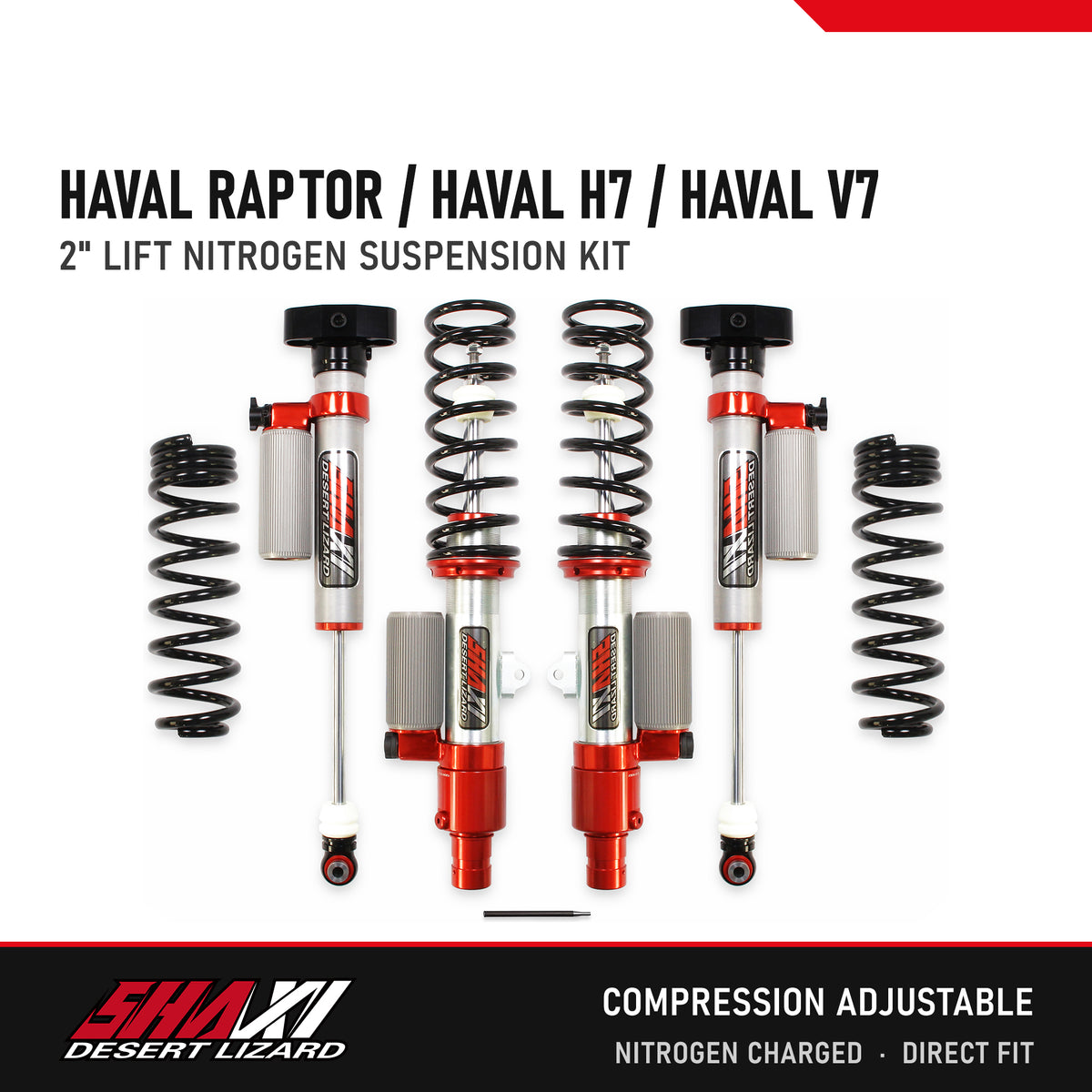 SHAXI nitrogen suspension kit for Haval Raptor / Haval H7 / Haval V7 – main image