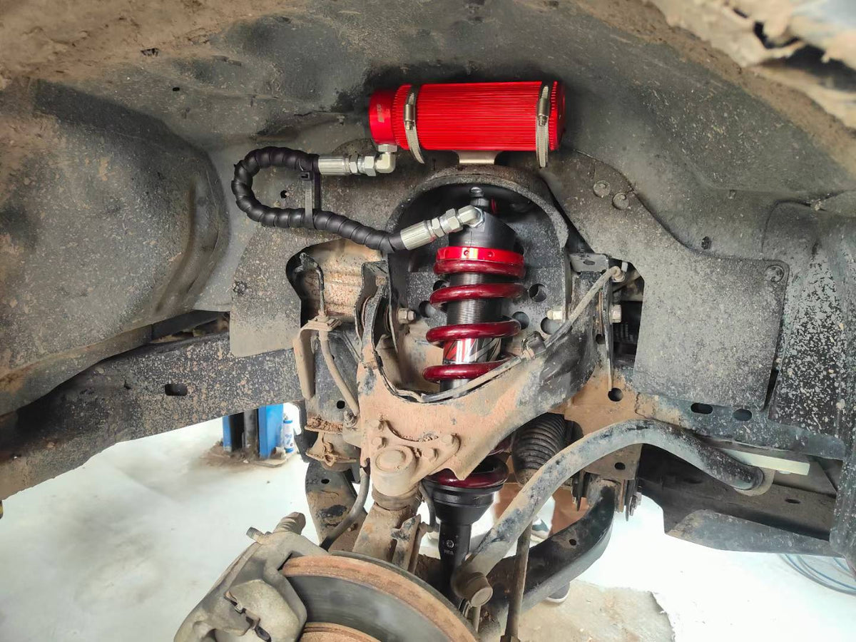 Isuzu D-Max (2020+) with SHAXI EVO73A suspension kit installed – photo 3
