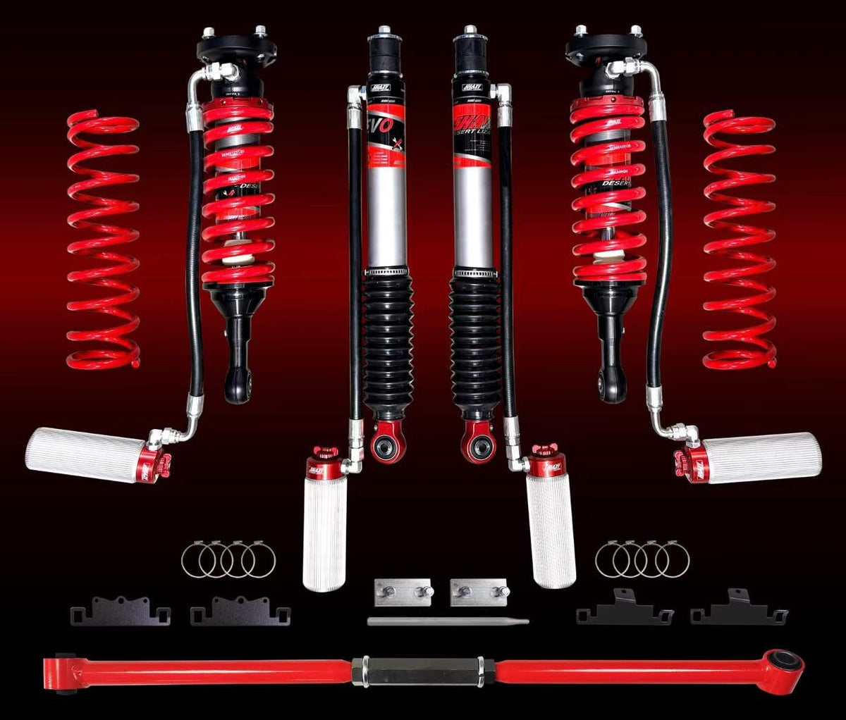 SHAXI EVO73A nitrogen suspension kit for Isuzu D-Max (Jiangxi Isuzu) – product photo
