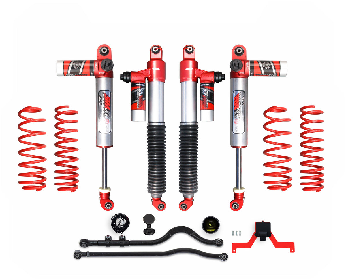 SHAXI E-Control nitrogen suspension kit for Jeep Wrangler JL – product photo