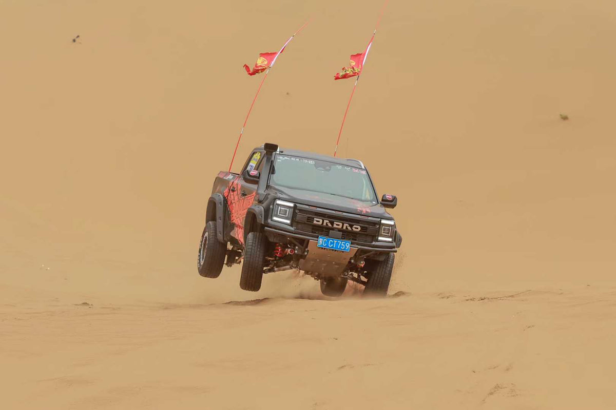 JMC Grand Avenue with SHAXI HRSX Fire Blade suspension kit installed – photo 2