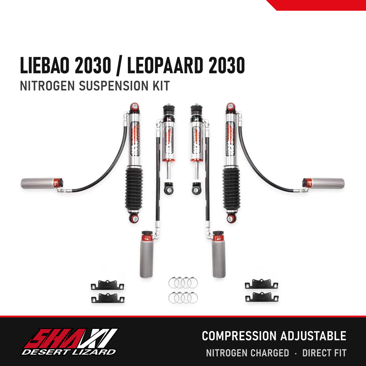 SHAXI nitrogen suspension kit for Liebao 2030 / Leopaard 2030 – main image