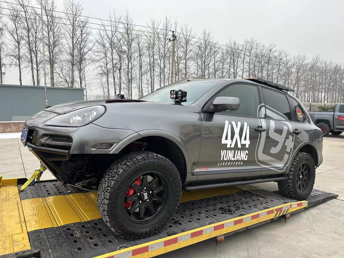 Porsche Cayenne with SHAXI EVO73 suspension kit installed – photo 8