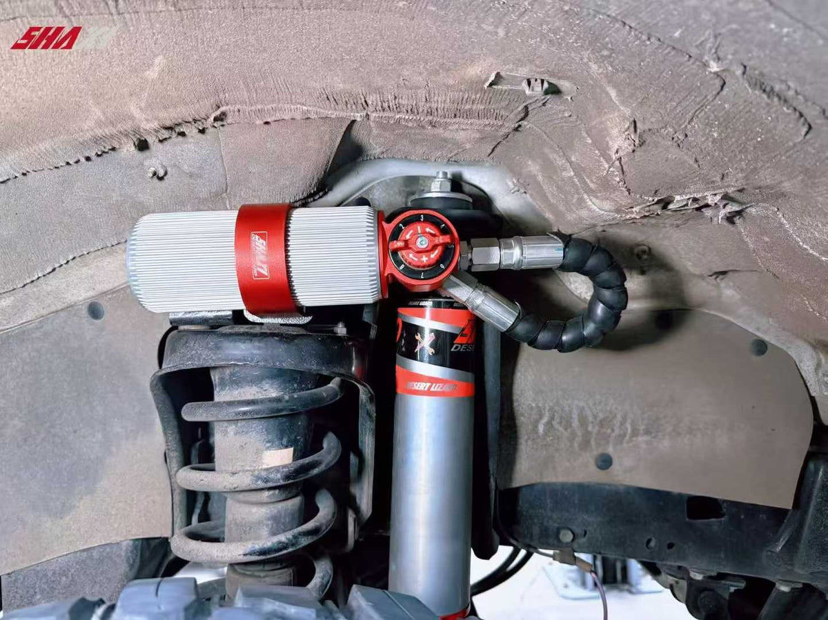 Toyota Land Cruiser 70 (71/76/79) with SHAXI EVO73 suspension kit installed – photo 1