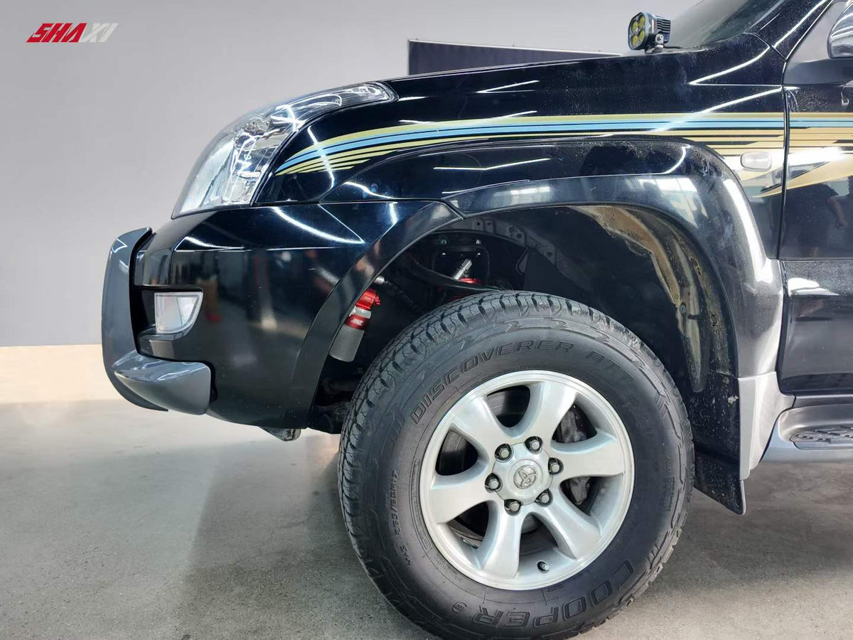 Toyota Land Cruiser Prado 120 with SHAXI EVO73A suspension kit installed – photo 2