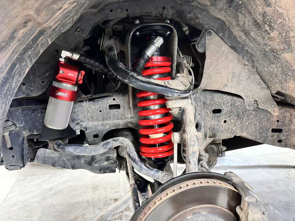 Toyota Land Cruiser Prado 120 with SHAXI EVO73A suspension kit installed – photo 9
