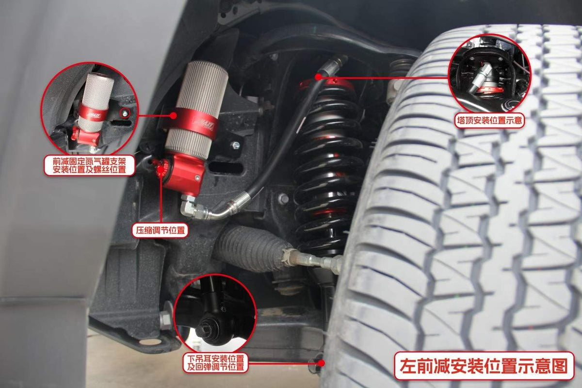 Toyota Land Cruiser Prado (New) with SHAXI EVO73P suspension kit installed – photo 5
