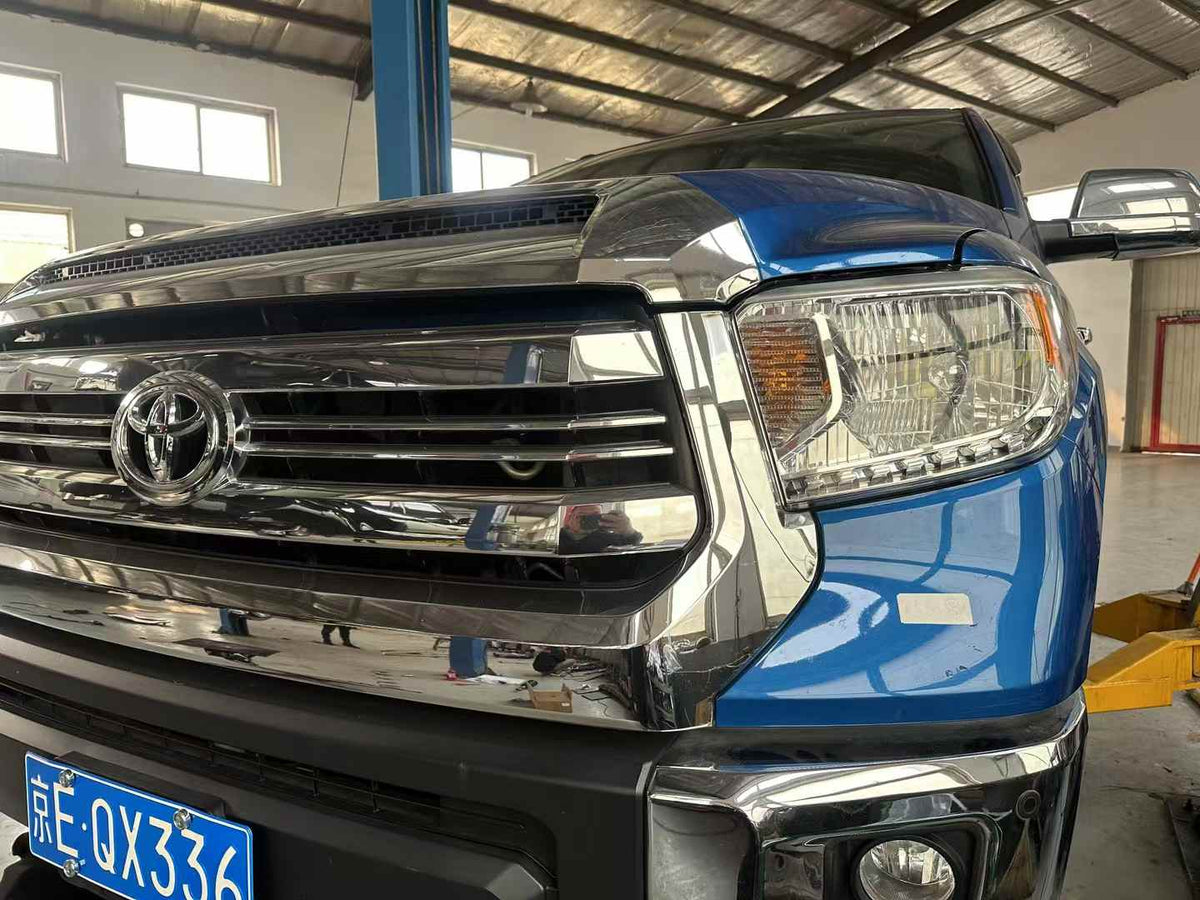 Toyota Tundra 5.7 with SHAXI EVO65 front second shocks installed – photo 1