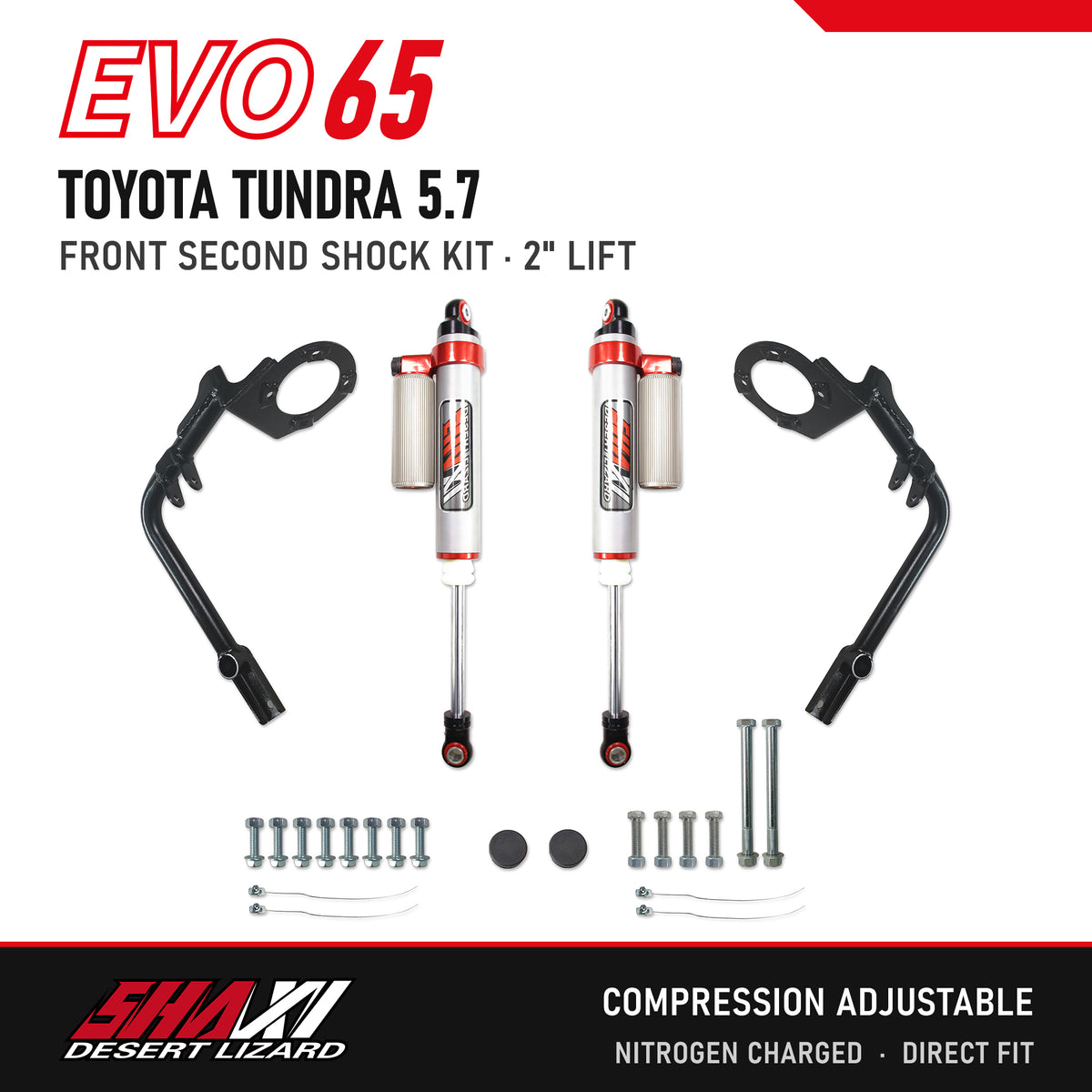 SHAXI EVO65 front second shocks for Toyota Tundra 5.7 – main image