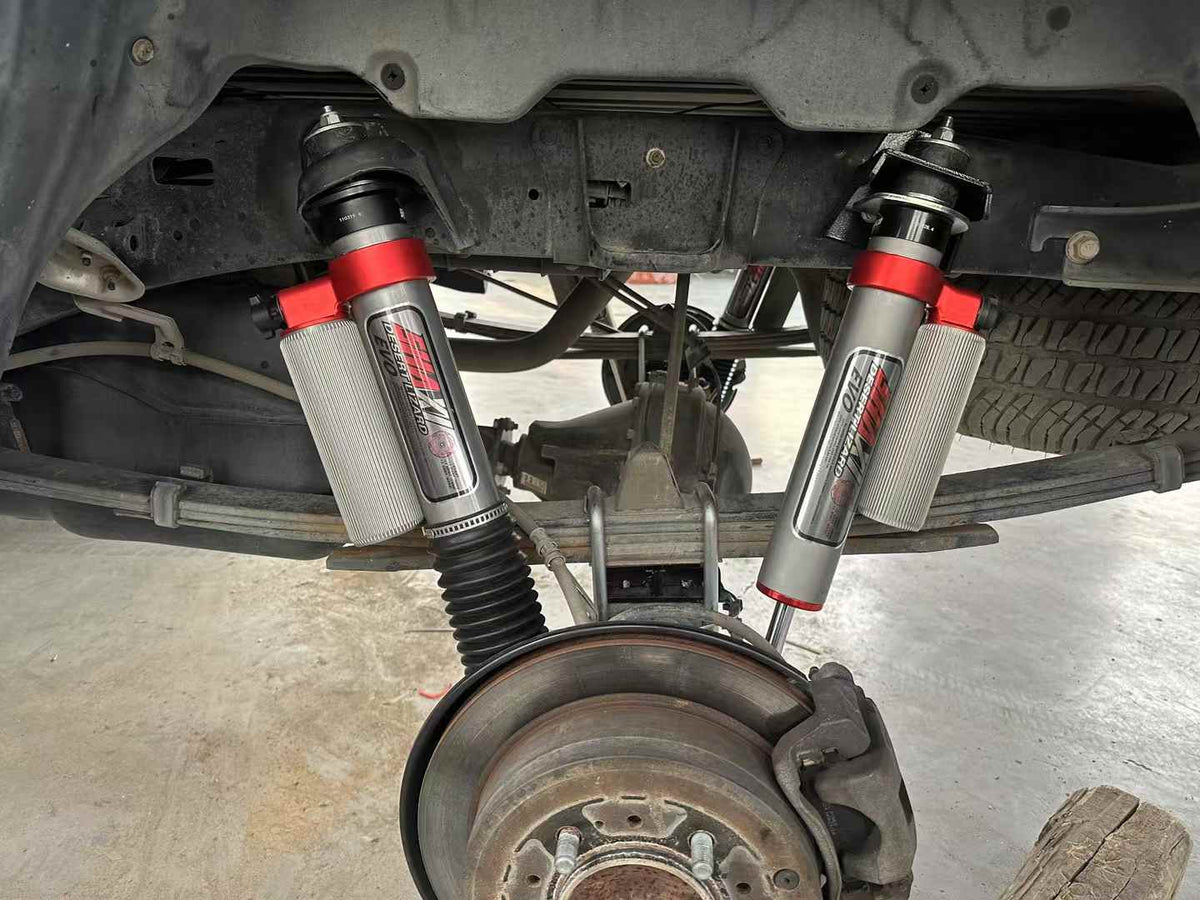 Toyota Tundra 5.7 with SHAXI EVO65 rear second shocks installed – photo 1