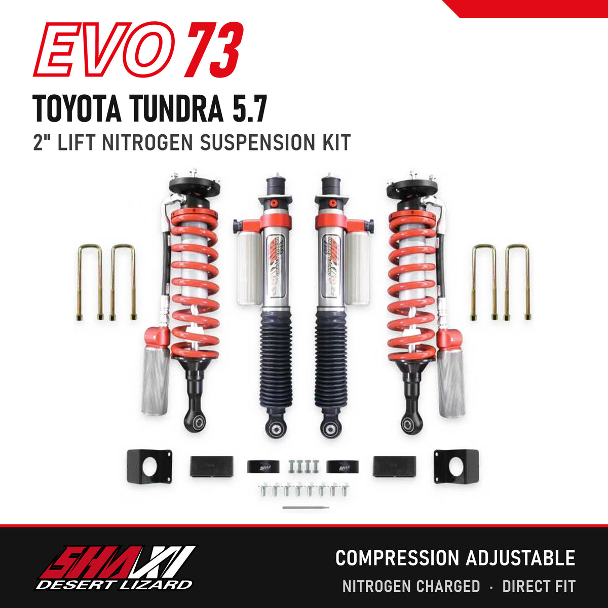 SHAXI EVO73 nitrogen suspension kit for Toyota Tundra 5.7 – main image