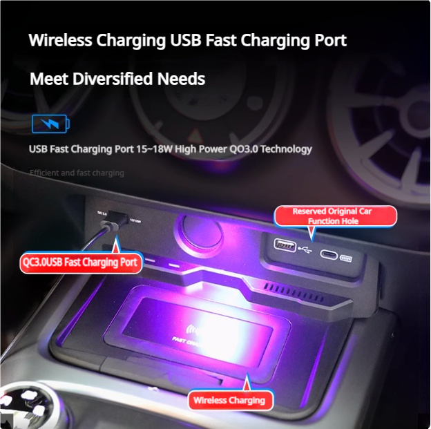 GWM Tank 300 Console Wireless Charging Panel