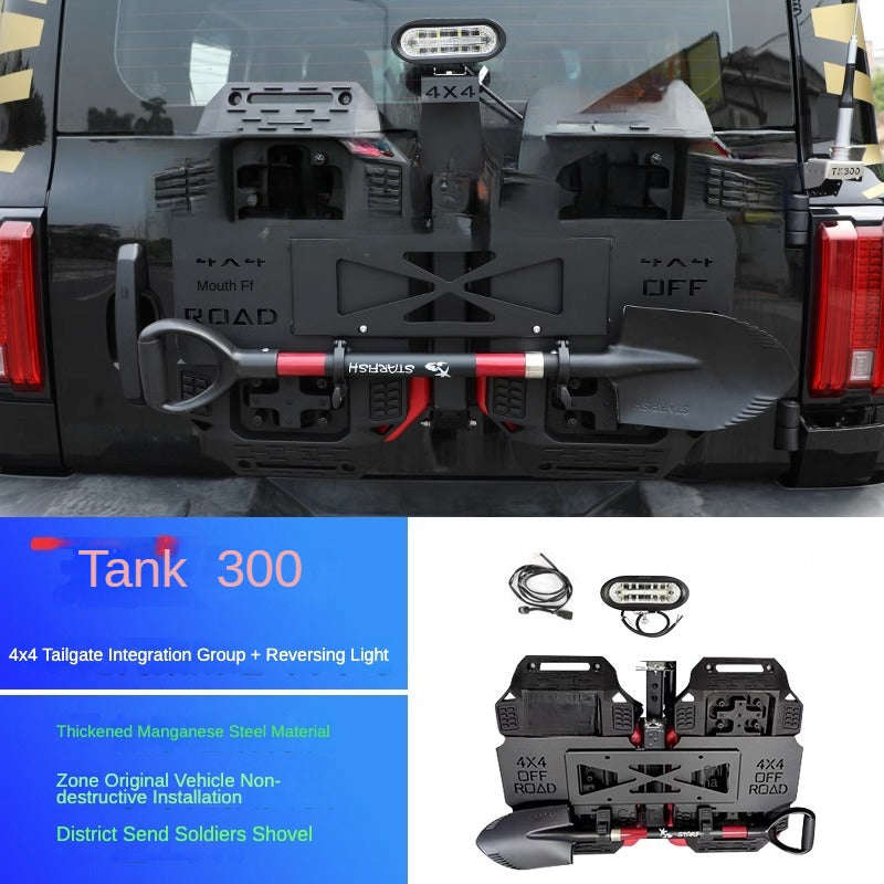 GWM Tank 300 Tailgate Integrated Equipment Expansion Board Out of Trouble Board Off Road Modification Accessories