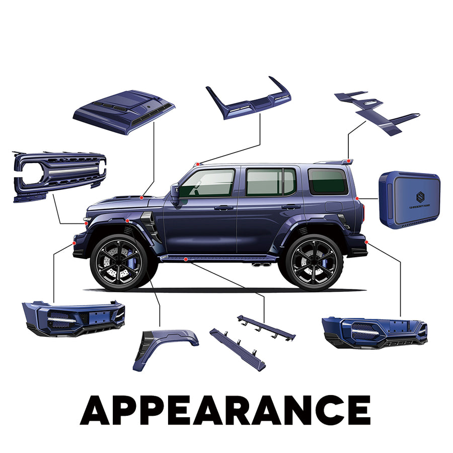 GWM TANK 300 TANK 500 OFF ROAD PARTS |MODIFICATION|CUSTOMIZATION