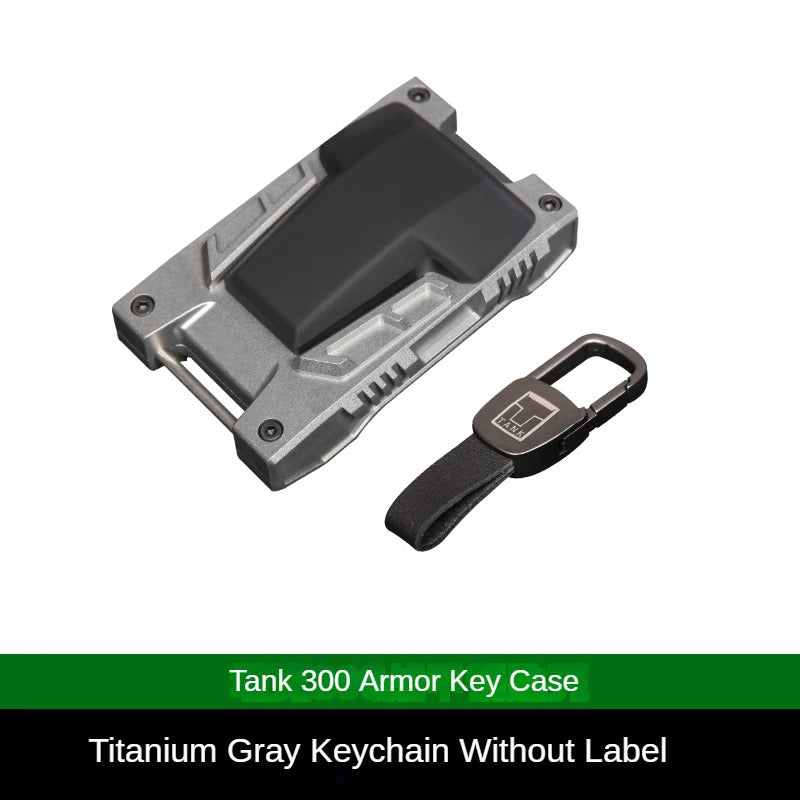 GWM Tank 300/500 Hi4t Car Keychain  Armor Key Shell Key Case Modified Aluminum Alloy Keychain