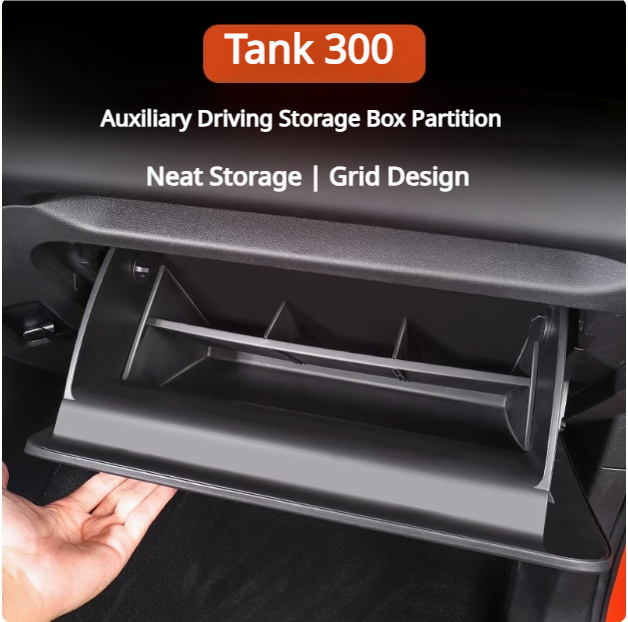 GWM Tank 300 Co-pilot storage box partition