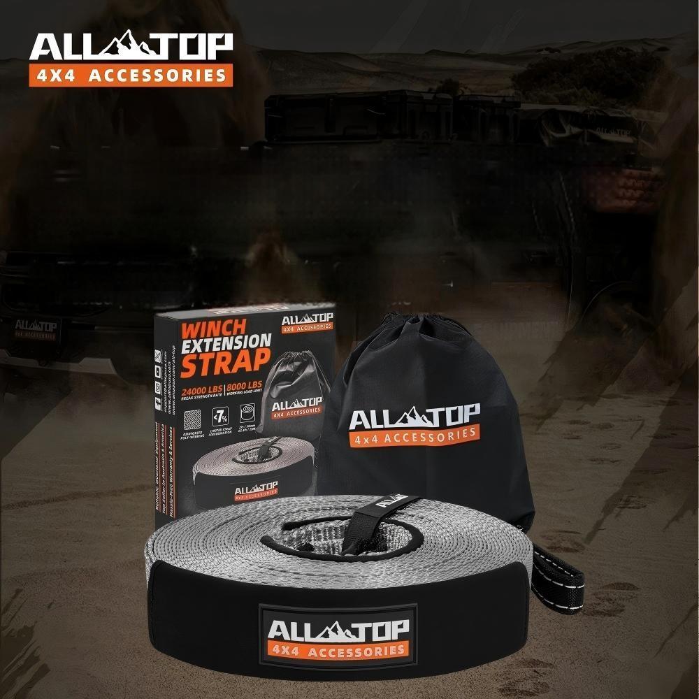 GWM All Models ALL-TOP Winch Extension Strap-Grey