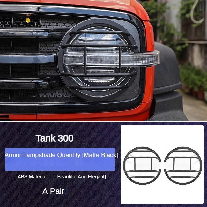 GWM Tank 300 Mecha Large Lampshade  Front and Rear Fog Light Frame