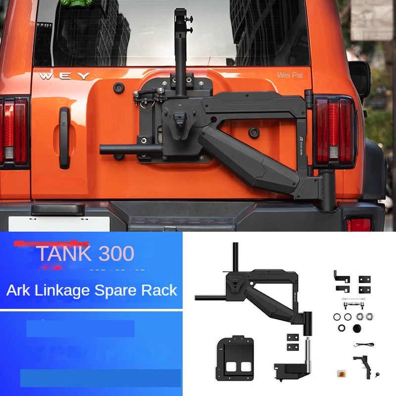 GWM Tank 300 Spare Tire Bracket Multifunctional Rear License Plate Holder