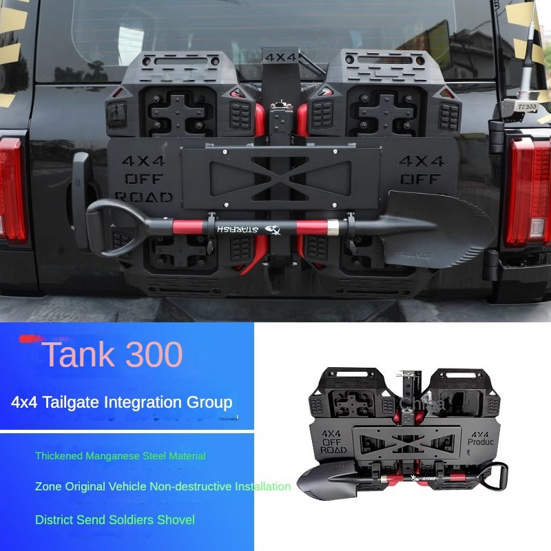 GWM Tank 300 Tailgate Integrated Equipment Expansion Board Out of Trouble Board Off Road Modification Accessories