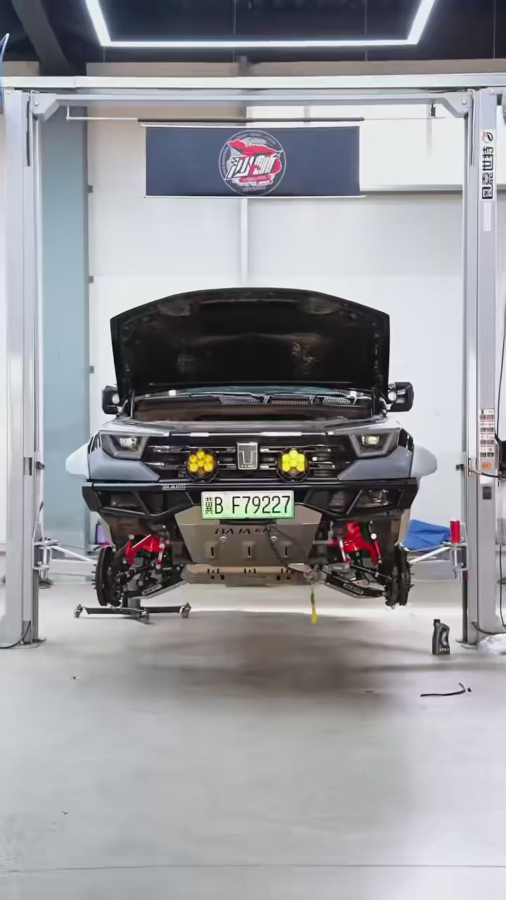 SHAXI EVO73A nitrogen suspension kit on GWM Tank 400 Hi4-T PHEV – video 1