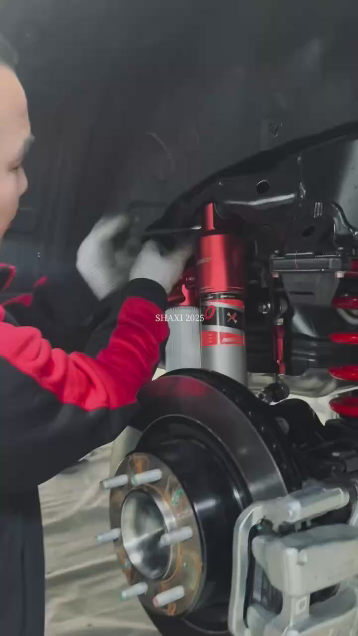 SHAXI EVO73A nitrogen suspension kit on GWM Tank 500 – video 1