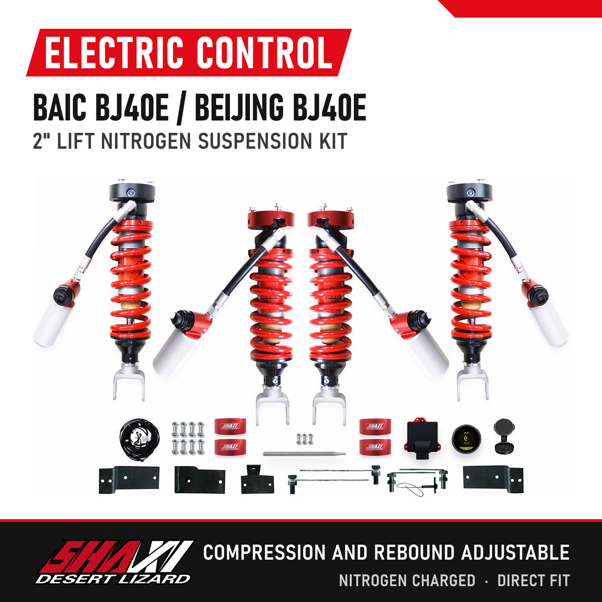 SHAXI E-Control nitrogen suspension kit for BAIC BJ40E / Beijing BJ40E – main image