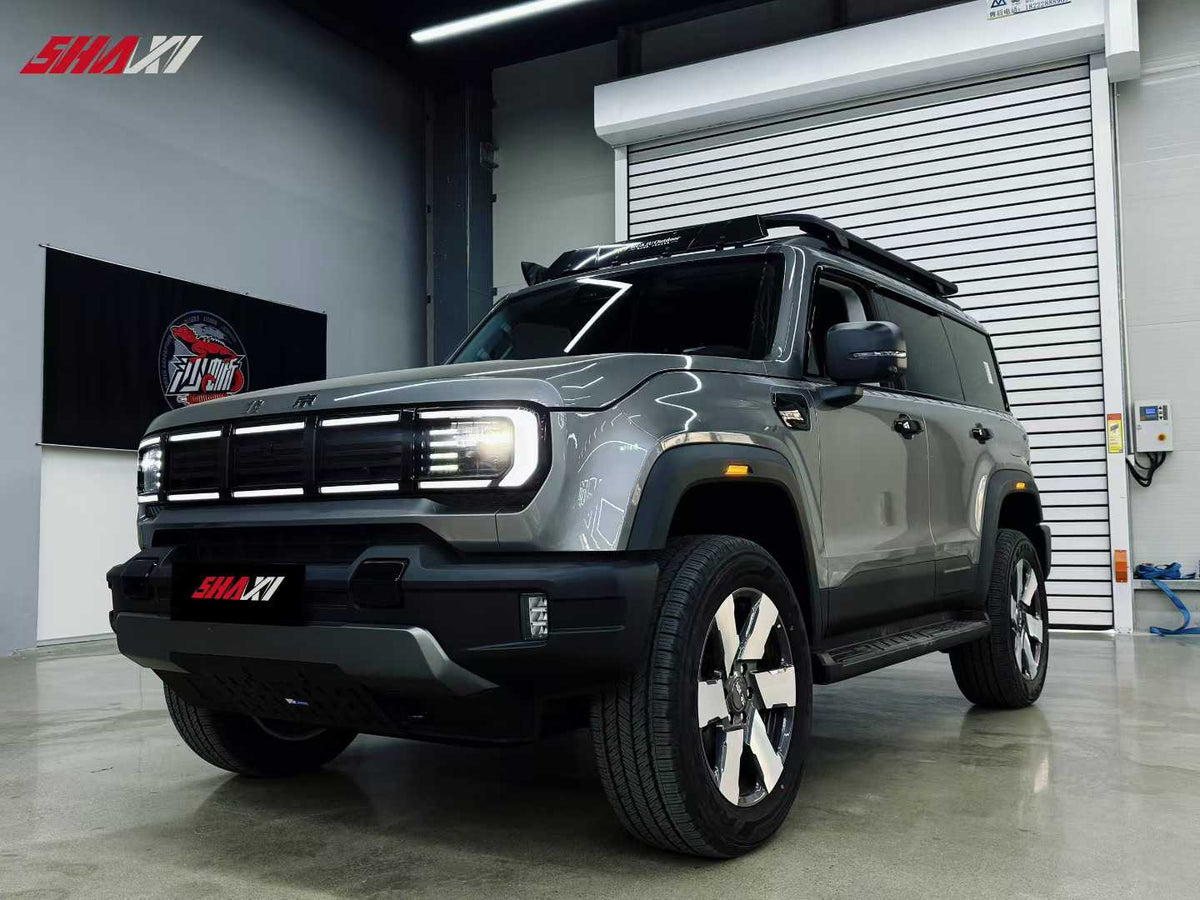 BAIC BJ40E with SHAXI EVO73A suspension kit installed – photo 1