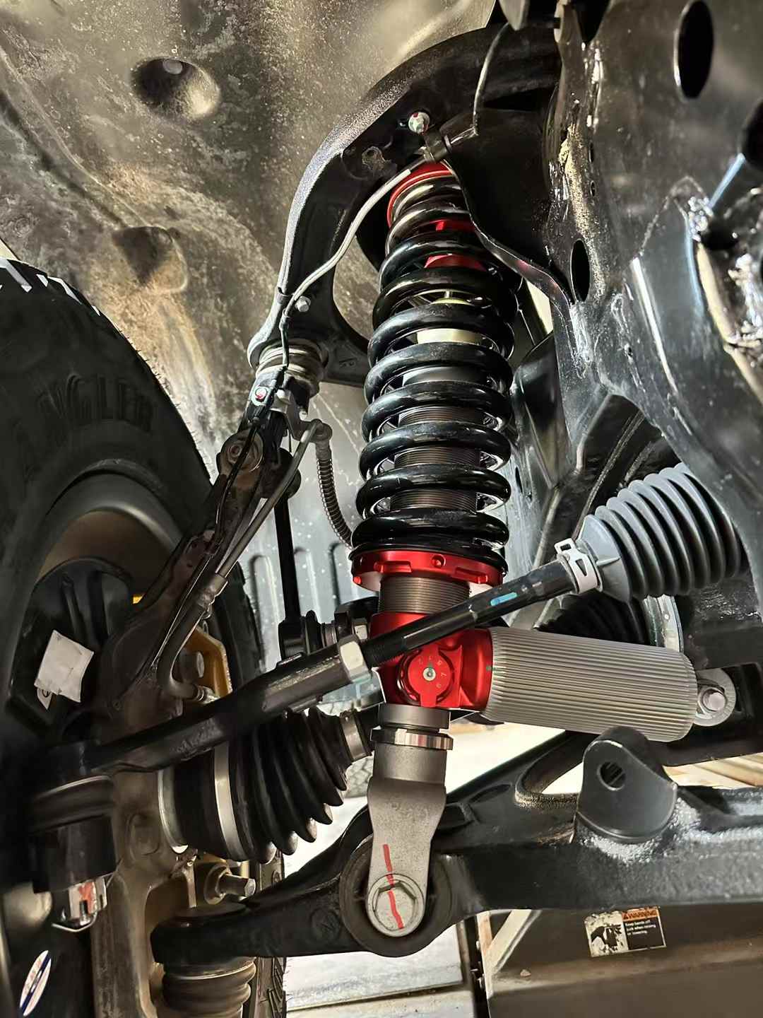 BAIC BJ41 with SHAXI EVO65 suspension kit installed – photo 5