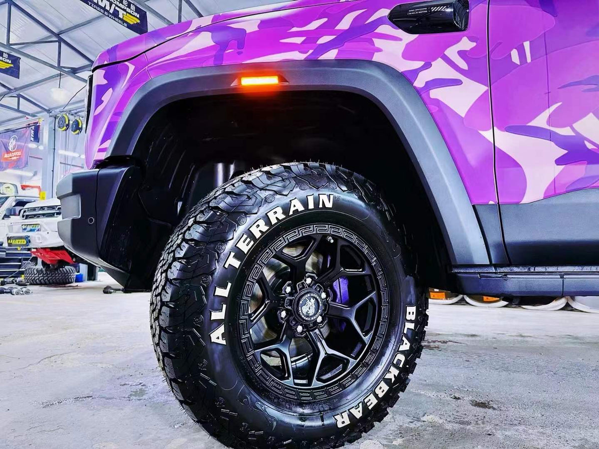 BAIC BJ41 with SHAXI EVO65 suspension kit installed – photo 11