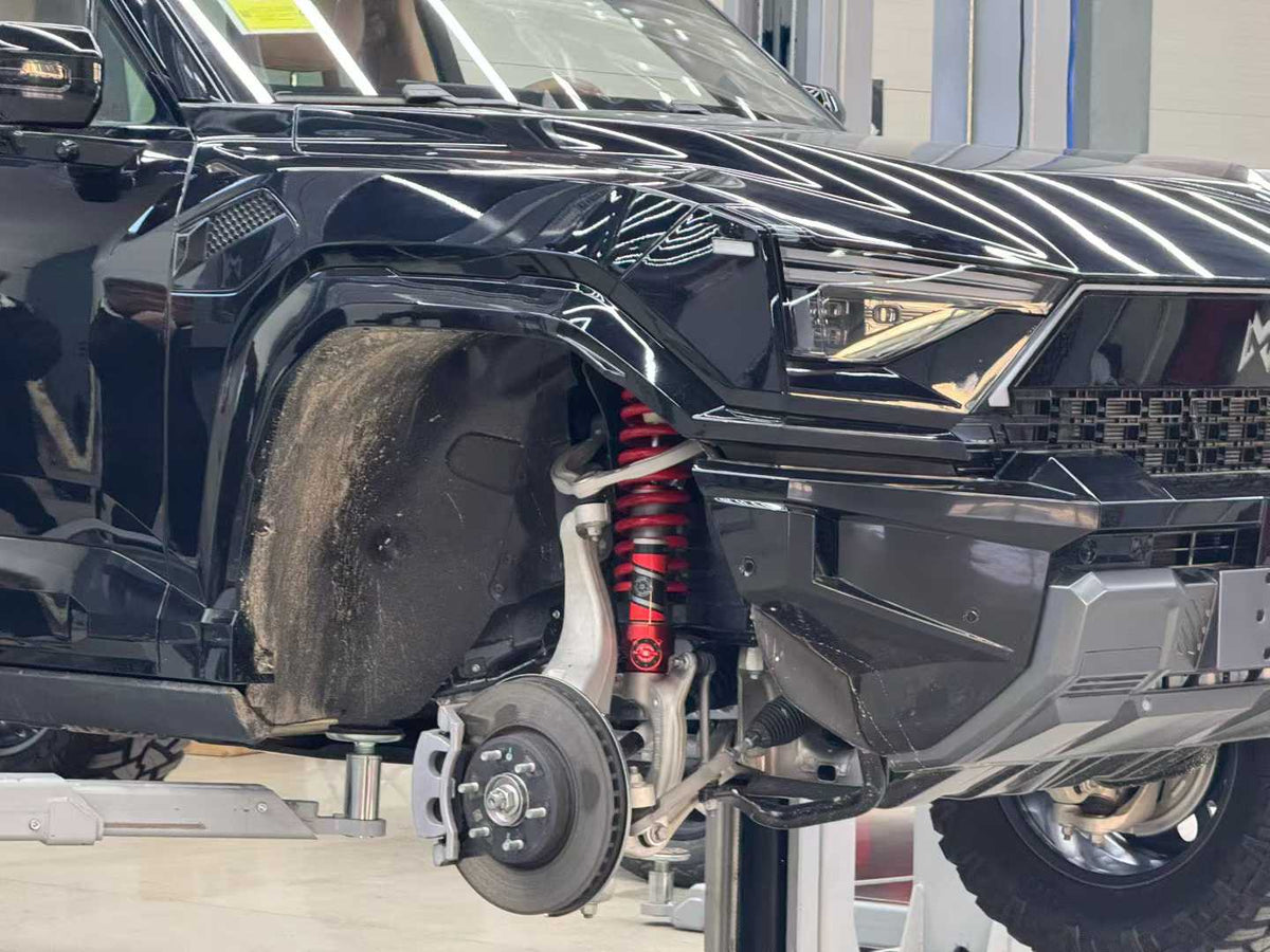 Dongfeng M-Hero M817 with SHAXI EVO73A suspension kit installed – photo 18