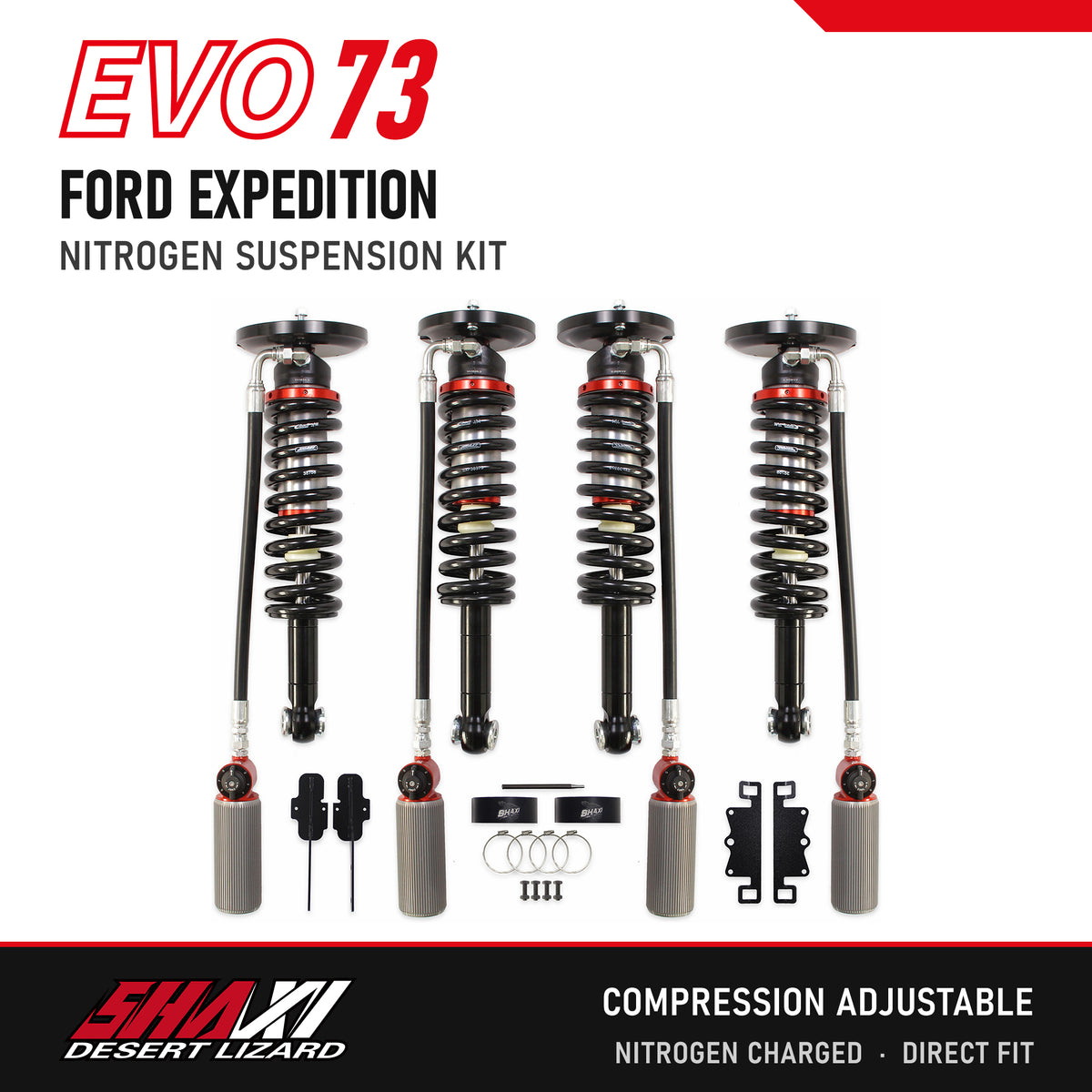 SHAXI EVO73 nitrogen suspension kit for Ford Expedition – main image