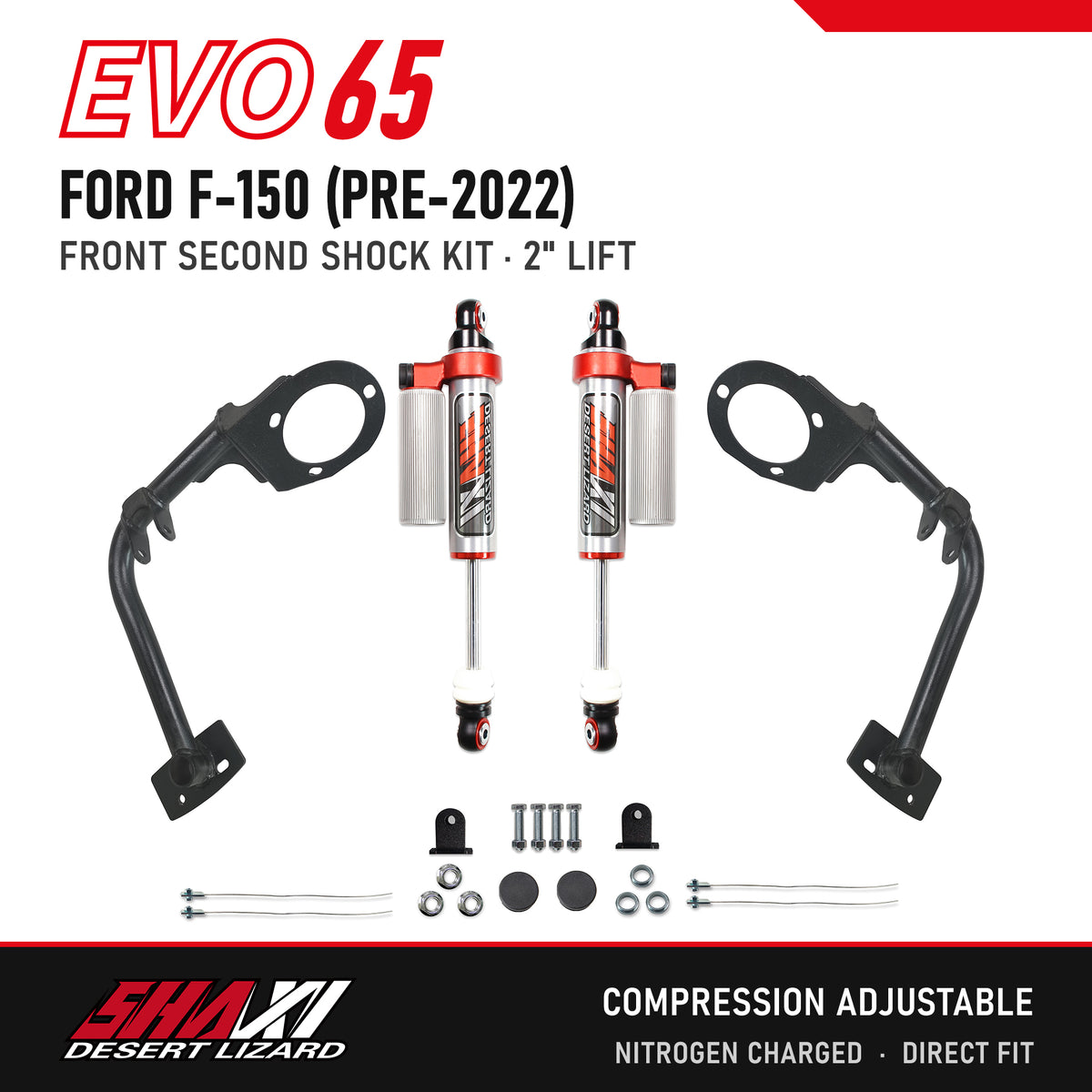 SHAXI EVO65 front second shocks for Ford F-150 (Pre-2022) – main image