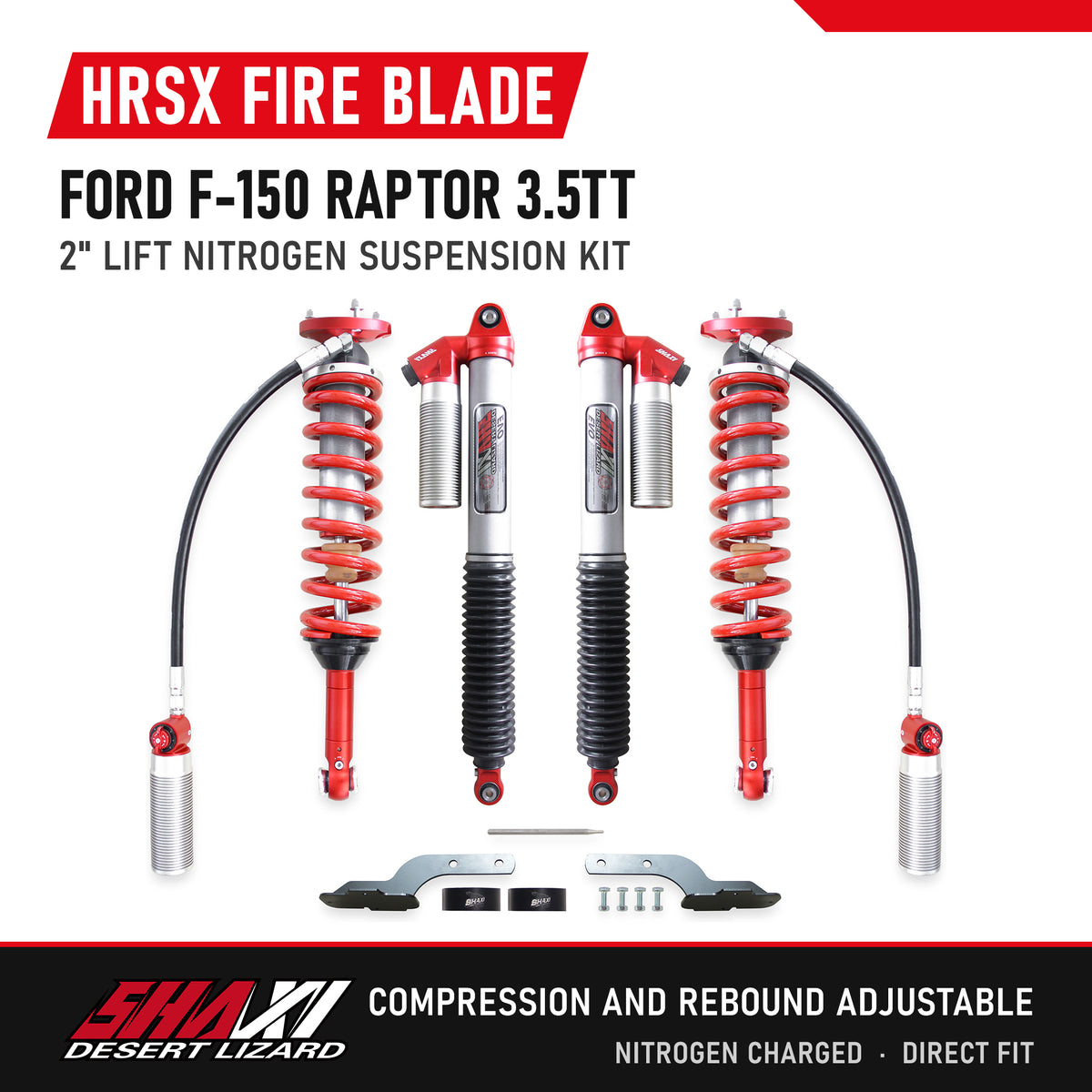 SHAXI HRSX Fire Blade nitrogen suspension kit for Ford F-150 Raptor 3.5TT – main image