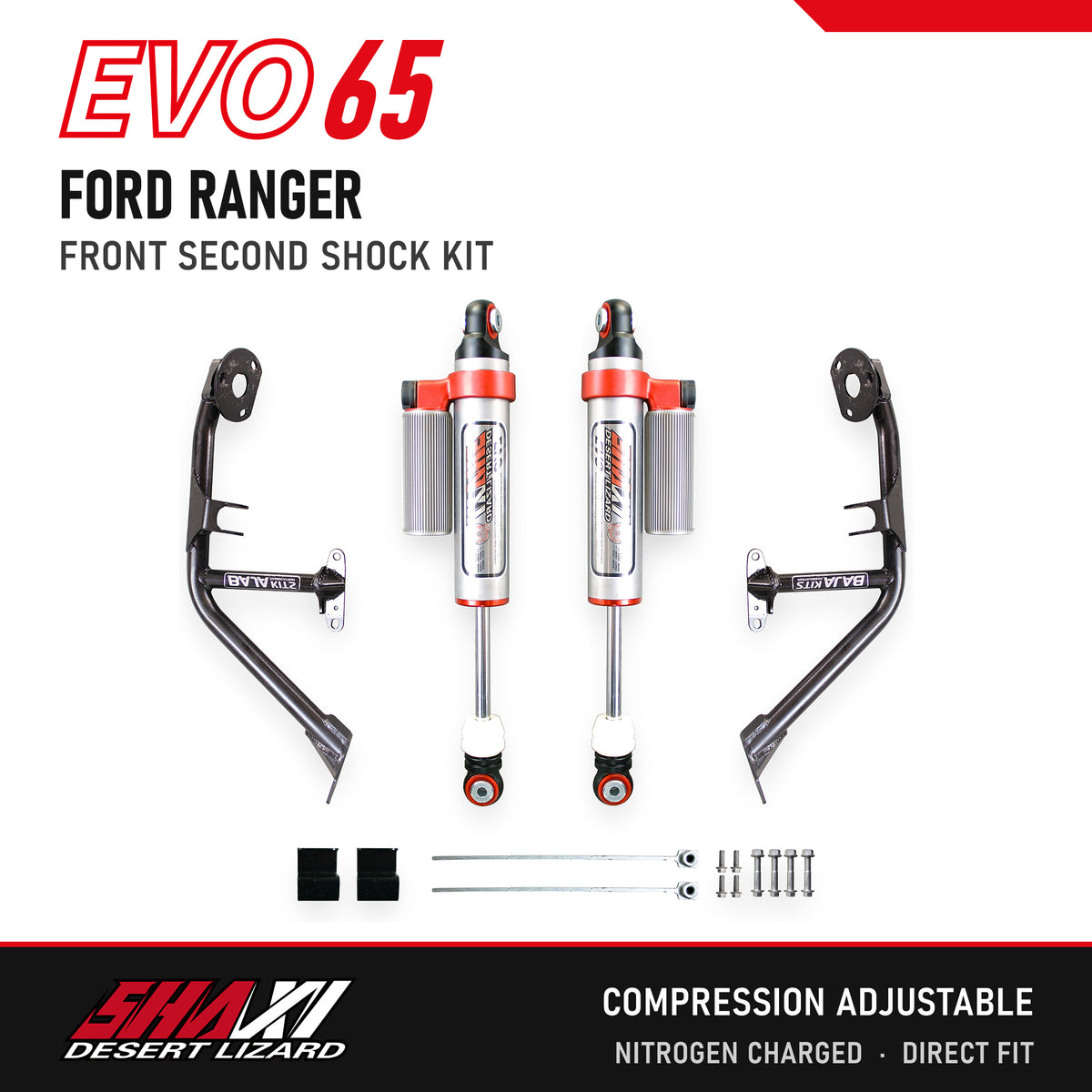 SHAXI EVO65 front second shocks for Ford Ranger – main image