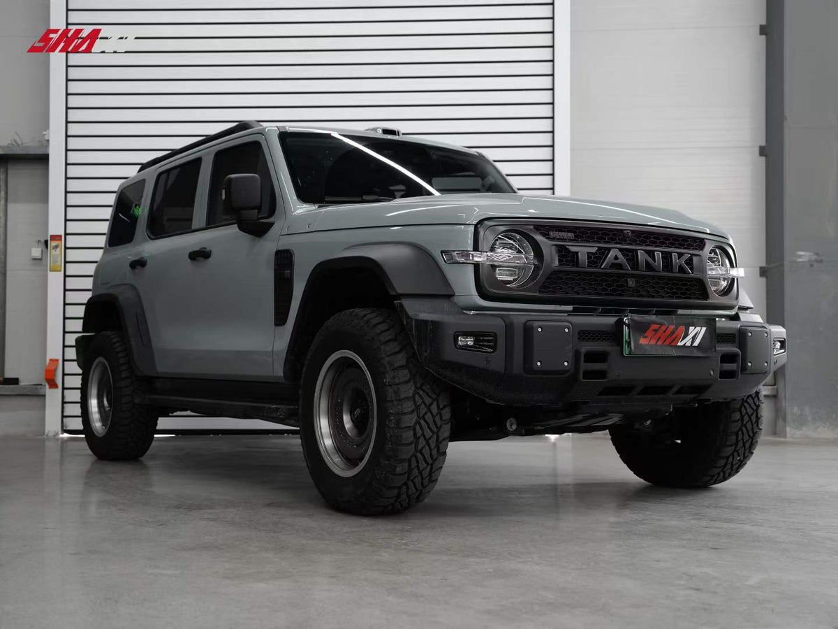 GWM 2026 Tank 300L Hi4-Z PHEV (LWB) with SHAXI E-Control suspension kit installed – photo 5